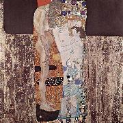 Gustav Klimt Die drei Lebensalter der Frau oil